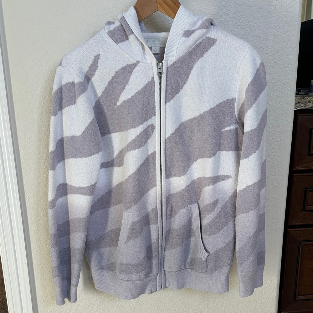 Barefoot Dreams Women's Hoodie Ocean Reef zip up